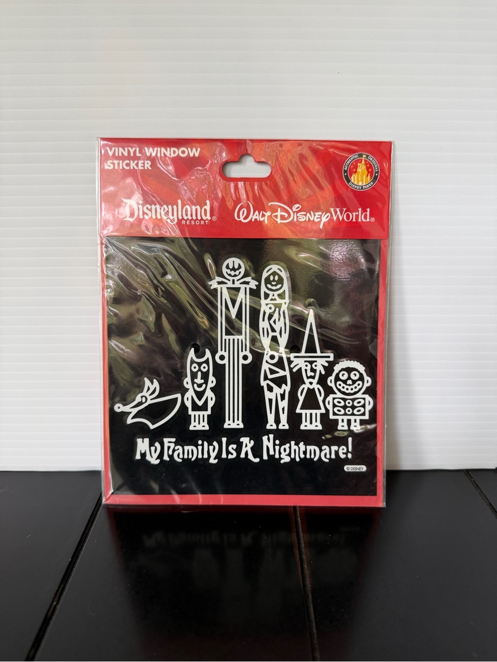 Disneyland Walt Disney World Vinyl Window Sticker NBC “My Family Is A Nightmare”